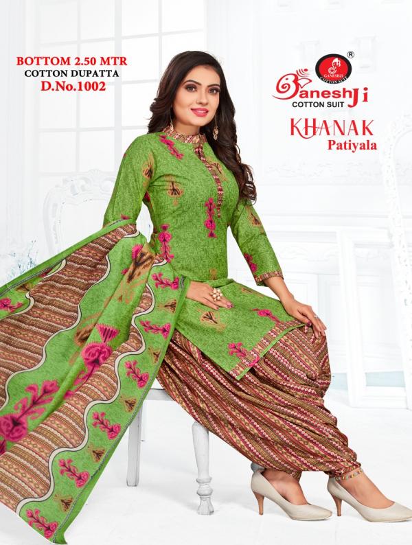 Ganeshji Khanak Vol-1 Indo Cotton Designer Dress Material